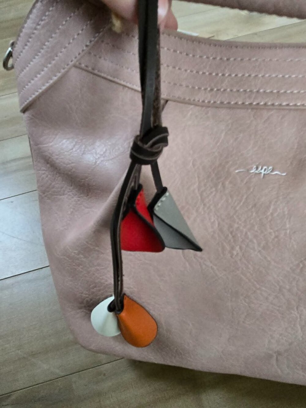 NWT ESPE Canadian Designed Vegan Leather Shoulder Bag - Pink